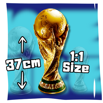 1:1 World Cup Trophy Replica – Full-Size 37cm Football Trophy Collectible